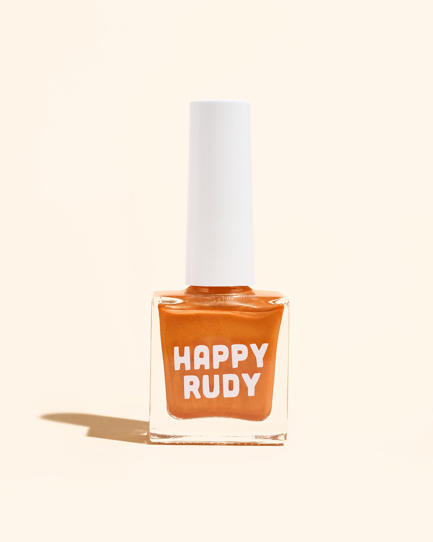 Orange copper shimmer nail polish with bold retro energy, from the Studio 54 Collection.