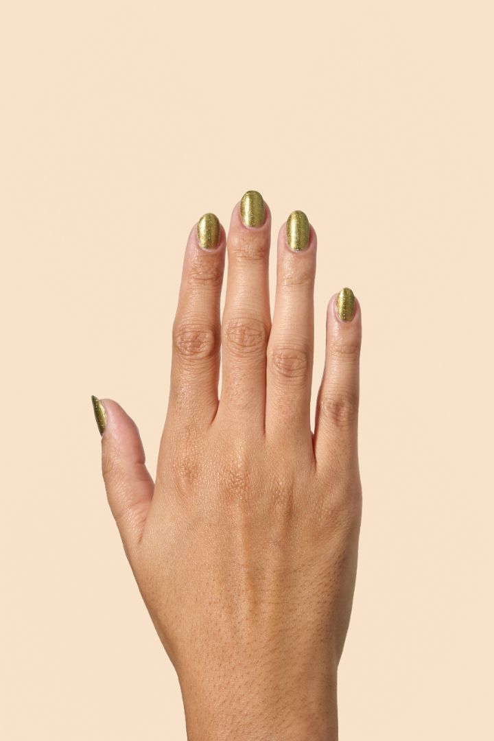 Grinchy green glitter nail polish with holographic eco-glitter from the Screen and Sparkles collection.