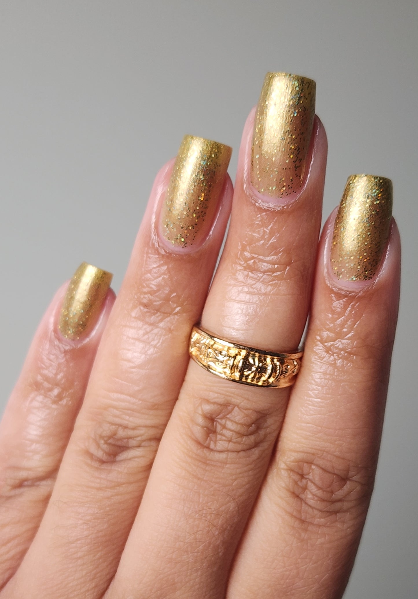Grinchy green glitter nail polish with holographic eco-glitter from the Screen and Sparkles collection.