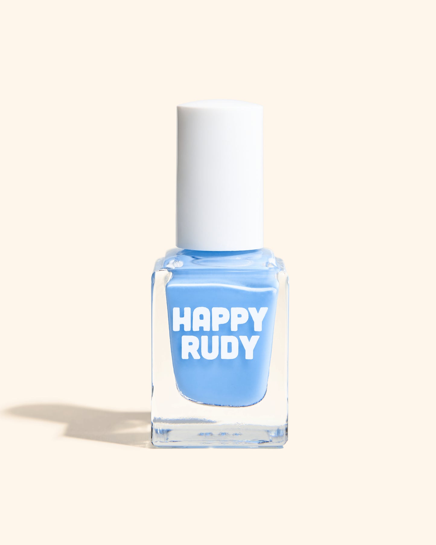 Bold cornflower blue crème nail polish for vibrant spring nails.